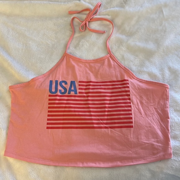 USA halter crop top - Picture 1 of 3
